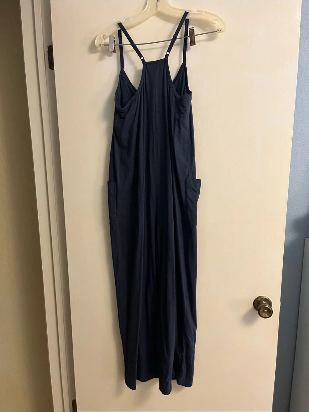 Pact Navy Blue Sleeveless Jumpsuit Romper - Picture 6 of 7